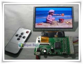TFT LCD Module+ Dual AV / VGA Board 800x480 40Pin LED Backlight 