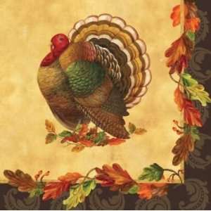 Thanksgiving Wreath Dinner Napkins 