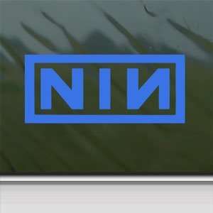  Nine Inch Nails Blue Decal NIN Band Truck Window Blue 