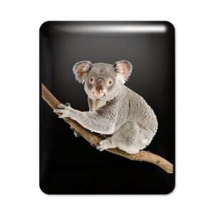  iPad Case Black Koala Bear on Branch 