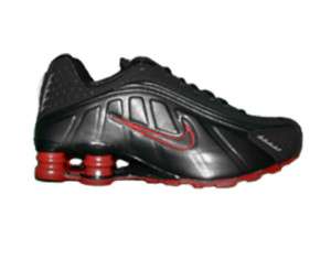 Big Kids Nike Shox R4 GS Black/Red Sneakers 335990 002  