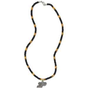 Purdue Boilermakers Mens Wood Bead Necklace  Sports 