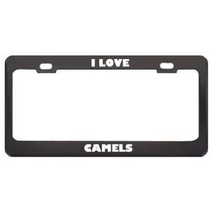   Love Camels Animals Metal License Plate Frame Tag Holder Automotive