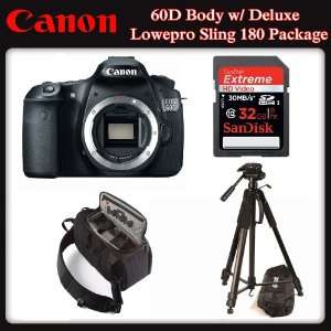  Sling 180 Package Includes Canon EOS 60D Digital SLR Camera(Body 