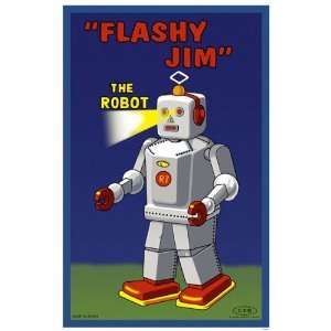  Flashy Jim The Robot Mini Poster 11 x 17