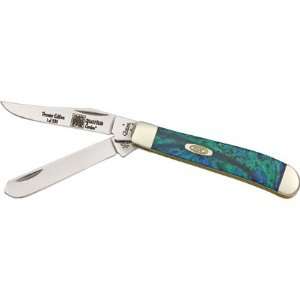   Pocket Knife with Stainless Steel Blades, Blue and Green mixed Corelon
