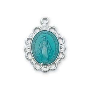   Catholic Medal Pendant Necklace Gift New Relic Jewelry Charmain & Bx