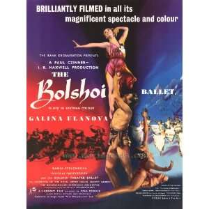  Bolshoi Ballet Poster (11 x 17 Inches   28cm x 44cm) (1966 