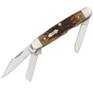   with Brown Jigged Bone Handles & Pinched Bolsters