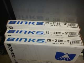 FOR SALE IS 1 BINKS 29 2186 3 SPRAY/PAINT BOOTH AF FILTER NEW