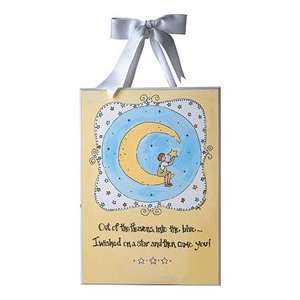  Wish Upon A Star Boy Wall Plaque Baby