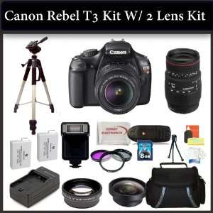  EOS Rebel T3 Digital Camera Kit Includes Canon EOS Rebel T3 Digital 