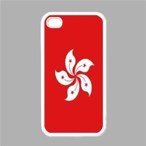  Hong Kong Flag White Iphone 4   Iphone 4s Case Office 