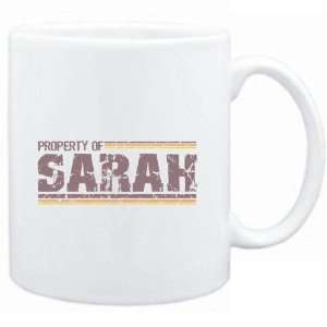  Mug White  Property of Sarah   Vintage  Female Names 