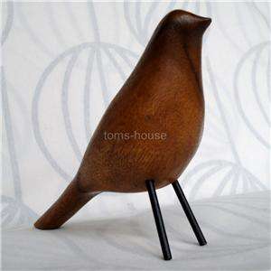 1950s Eames style wooden bird house ornament objet retro treen carved 