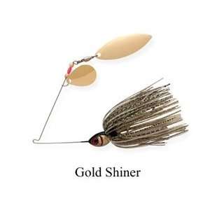  Booyah Tandem Blade Spinnerbait 1/2 oz Gold Shiner Sports 