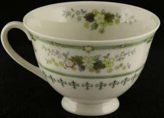  Doulton English Fine China Provencal TC1034 Teacup 4 Green Flowers