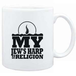  Mug White  my Jews Harp is my religion Instruments 