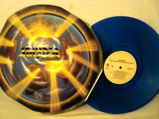 STRYPER THE YELLOW AND BLACK ATTACK BLUE VINYL  
