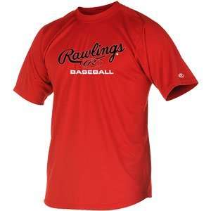  Rawlings Adult Microfiber Rawlings Baseball Shirt 