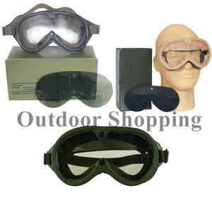 TACTICAL SUN DUST & WIND GOGGLES   Adjustable Head Strap, One Size 