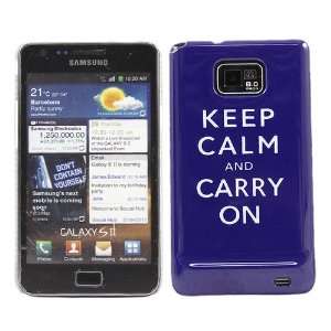  iTALKonline IMPERIAL BLUE WHITE KEEP CALM AND CARRY ON 
