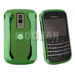 New GREEN CHROME HARD COVER CASE   Blackberry BOLD 9000  