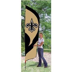  New Orleans Saints NFL Tall Team Flag W/Pole Sports 