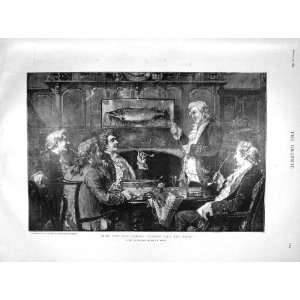   1899 Men Meeting Old Suire Caught Big Jack Fish Story