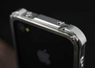   Aluminium Case Solid Edge For iPhone 4 4G 4S Blade Sliver  