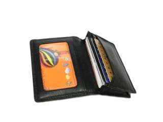 Men Genuine Leather Business Credit Card Holder Wallet  