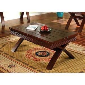  Kingston Expandable Top Living Room Coffee Table in Dark 