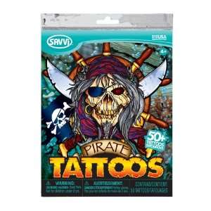  Pirate Temporary Tattoos