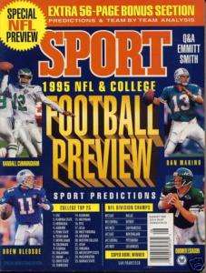 1995 Sport Magazine Dan Marino Drew Bledsoe Esiason  