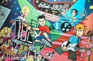 BLINK 182 CARTOON POSTER # 2 24x35  