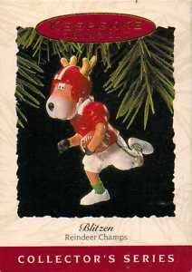 Hallmark 1993 BLITZEN Reindeer Champs MIB  