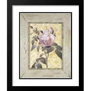   and Double Matted Art 20x23 Antique Botanicals IV