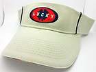   Visor Hat Golf Cap Tan Shamrock # 89 One Size Fits All Unisex Hat