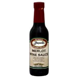  Braswell, Sauce Steak Merlot Wine, 8.5 OZ (Pack of 6 