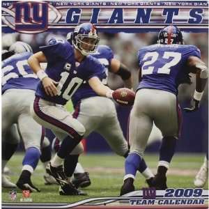  New York Giants 2009 Team Calendar