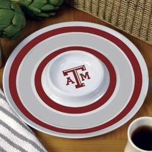  14 Melamine Chip and Dip Team Texas A and M