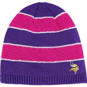 com Reebok Minnesota Vikings Womens Breast Cancer Awareness Knit Hat 