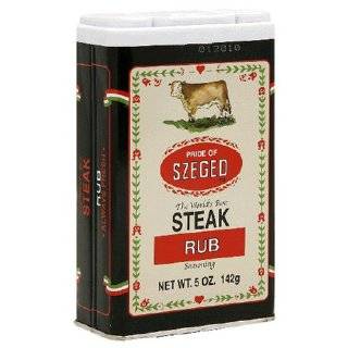 Szeged Steak Rub, 5 Ounce Tins (Pack of 6)  Grocery 