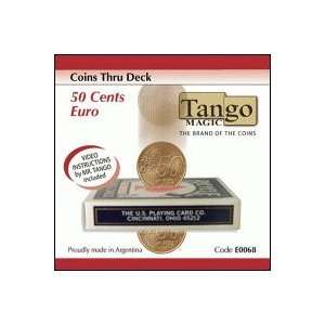  Coins thru Deck 50 cent Euro by Tango Toys & Games