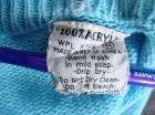 vintage SKY BLUE Knit Cardigan Granny Sweater indie M L  