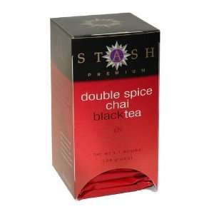 Stash Tea Black Teas   Double Spice Chai 18 tea bags (Pack of 6 