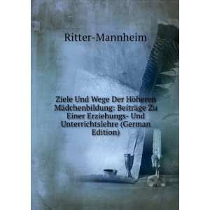   (German Edition) (9785877746480) Ritter Mannheim Books