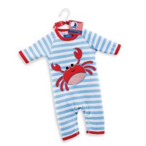 Mud Pie Boathouse Collection Crab Sleeper  