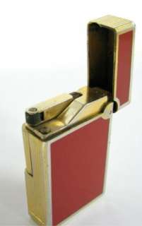 OLD FRENCH LIGHTER FLAMINAIRE MADE IN FRANCE RED SIDES SEE USED 