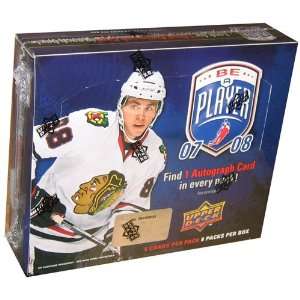  2007/08 Upper Deck Be A Player Signature Hockey Hobby Box 